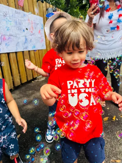 Child at Little Heaven Daycare